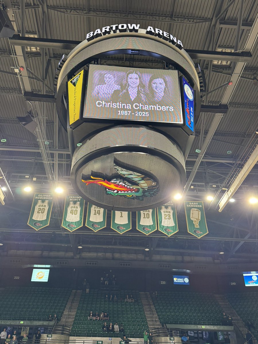 Thank you <a href="/UAB_Athletics/">UAB Athletics</a> for honoring our dear friend.