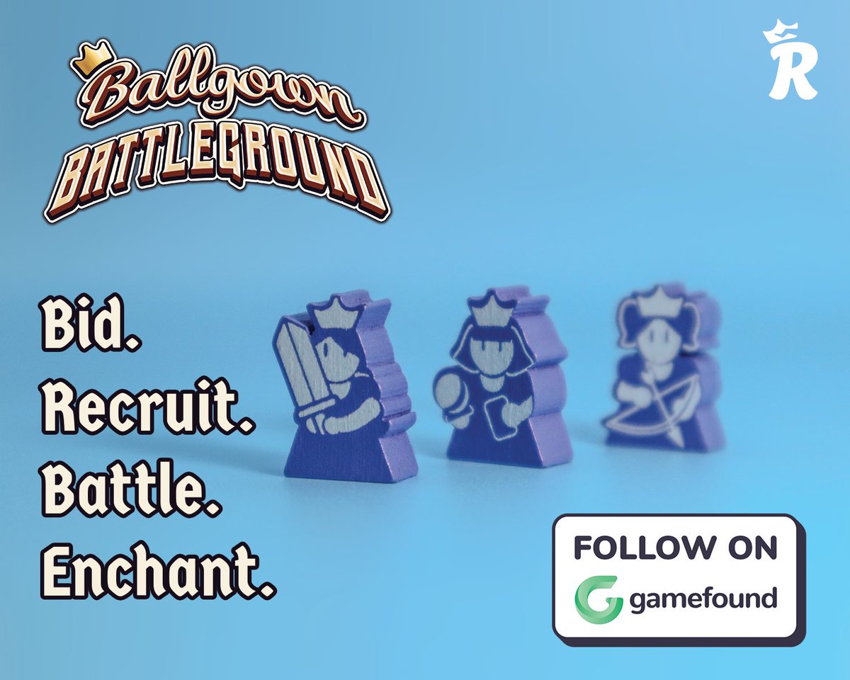 Prepare for the royal quest of a lifetime. Follow Ballgown Battleground on Gamefound now! ⚔️ 

#relikgames #ballgownbattleground #ogbg #games #boardgames #boardgame #familyboardgame #fantasygame #gamedesign #gamedev #indiegamedev #boardgamecrowdfund #gamefound