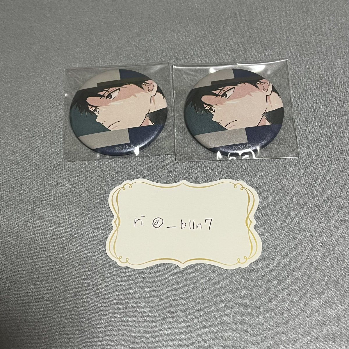 交換】ギヴン ギヴン展 ENCORE 缶バッジ 譲】立夏 求】柊&玄純(友人分