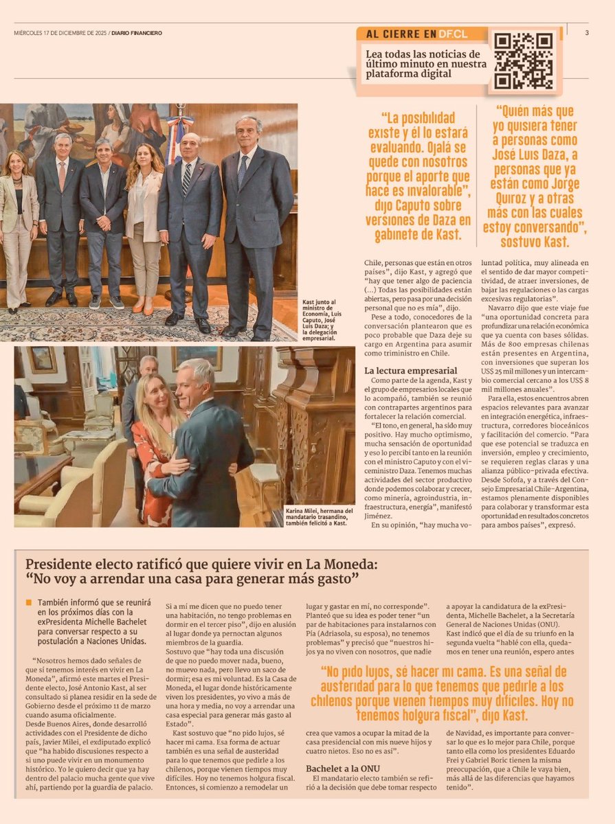 Diputada Chiara Barchiesi 🇨🇱 tweet media