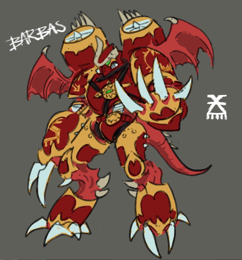 Gorgus9's tweet image. Little Warp Talon doodle