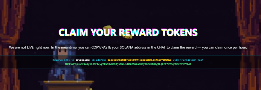 Game_Tutor_Live's tweet photo. We are LIVE on https://t.co/9o0BZhrWpr and are distributing GTL rewards!

Make sure to drop your SOL wallet address on our LIVE to receive GTL tokens instantly!🚀🚀

Check out Game Tutor Live (GTL) on https://t.co/jbk966Rdod 👇 

https://t.co/tocnb47wQv https://t.co/oTuoGvqjMn