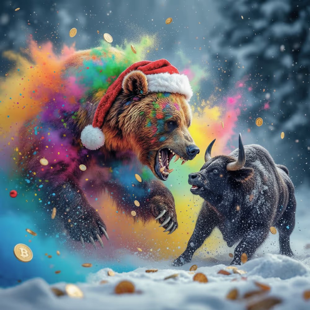 BarkCanvasNFT's tweet photo. Good morning #SplatterLegions fam !!!
Winter is coming... The Bull tried to rally, but the Bear had other plans.... the Santa's edition of the #MarketCrusher is here and is ๐ฅถ...
#SLEN 209 @ 0.012 $ETH
https://t.co/uCJiIqfNsk
But remember... #bears can't win 4ever...
1/1 #NFT #AnimalsNFT #NatureNFT #Clash #Bearmarket #BearVsBull #CryptoArt #NFTArt