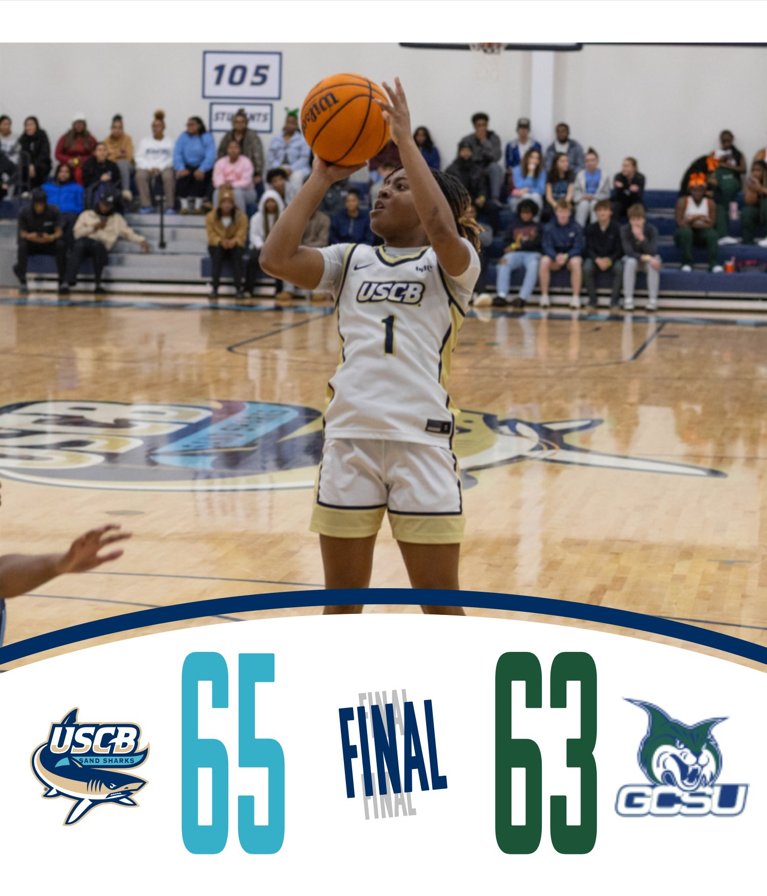 USCBAthletics's tweet image. Sand Sharks close out the win on the road! Taniyah Bowman scores game high 20 points for @uscbwbb  including the game winning shot in the final seconds! 
#USCB #FINSUP