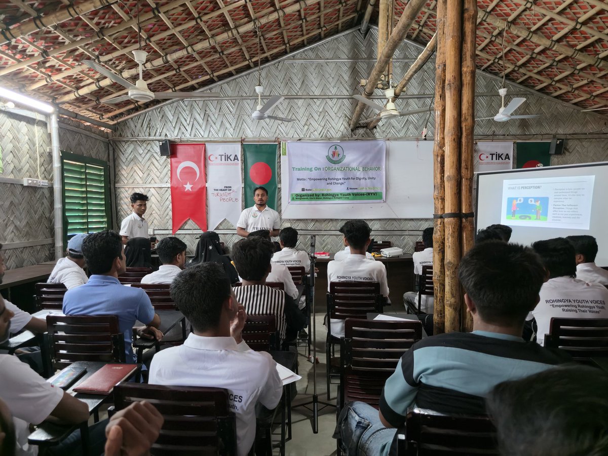 Obide68974's tweet photo. 𝐎𝐧 𝐓𝐮𝐞𝐬𝐝𝐚𝐲, 𝟏𝟔𝐭𝐡 𝐃𝐞𝐜𝐞𝐦𝐛𝐞𝐫 𝟐𝟎𝟐𝟓, Rohingya Youth Voices - RYV 𝐬𝐮𝐜𝐜𝐞𝐬𝐬𝐟𝐮𝐥𝐥𝐲 𝐜𝐨𝐧𝐝𝐮𝐜𝐭𝐞𝐝 𝐢𝐭𝐬 𝐎𝐫𝐠𝐚𝐧𝐢𝐳𝐚𝐭𝐢𝐨𝐧𝐚𝐥 𝐁𝐞𝐡𝐚𝐯𝐢𝐨𝐫 𝐓𝐫𝐚𝐢𝐧𝐢𝐧𝐠 𝐥𝐞𝐝 𝐛𝐲 M. Furquan Mirza. https://t.co/aFX0qiyTgt