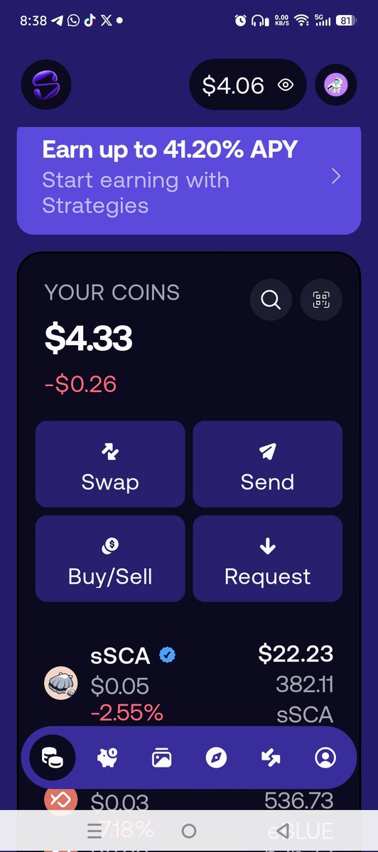 ONEXKC's tweet photo. Tell me why @SlushWallet what happen to the coins figure? https://t.co/oYGhf7pWCX