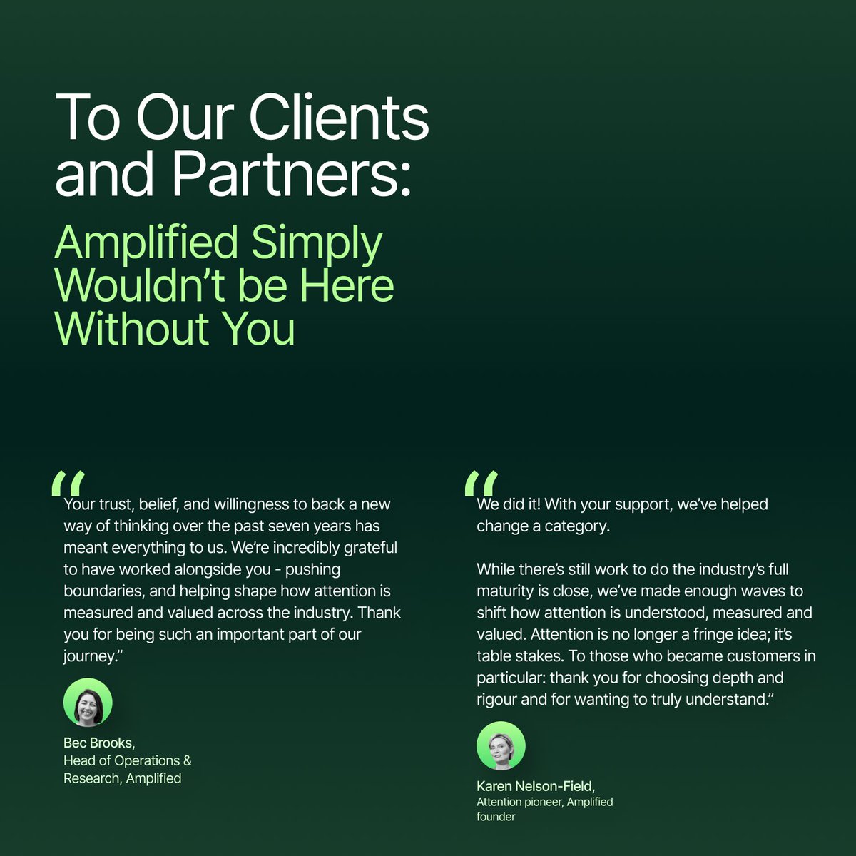 Amplified tweet media