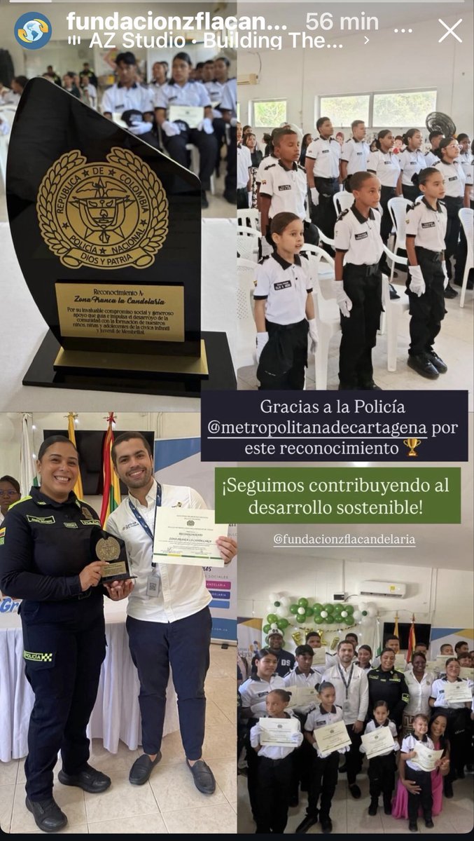 Graduación cohortes 2024-2025 “Cívica Infantil y Juvenil”Instructores de la Policía Nacional con apoyo de Fundación ZF La Candelaria y JAC Membrillal, han formado + de 50 niños y adolescentes en civismo y convivencia ciudadana para promover su desarrollo y seguridad comunitaria.