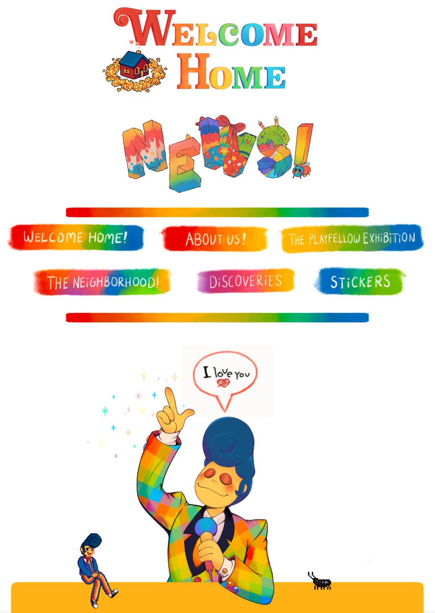 _Sherbet__'s tweet image. Website Version! 🍎
——————

#welcomehome #welcomehomefanart #welcomehomepuppetshow #wallydarling #fanart