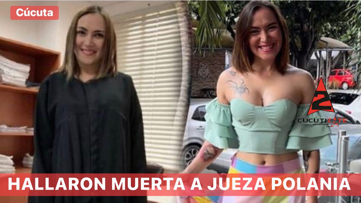 Cucutizatee's tweet photo. ¡#Atención! Hallaron muerta a la jueza Vivian Polanía en su apartamento en Cúcuta. Junto al cuerpo de la funcionaria fue hallado su bebé de dos meses de nacido, quien fue trasladado de urgencia a un centro médico. Autoridades investigan la causa de la muerte.

@elcolombiano https://t.co/Mmk7vKB8qL
