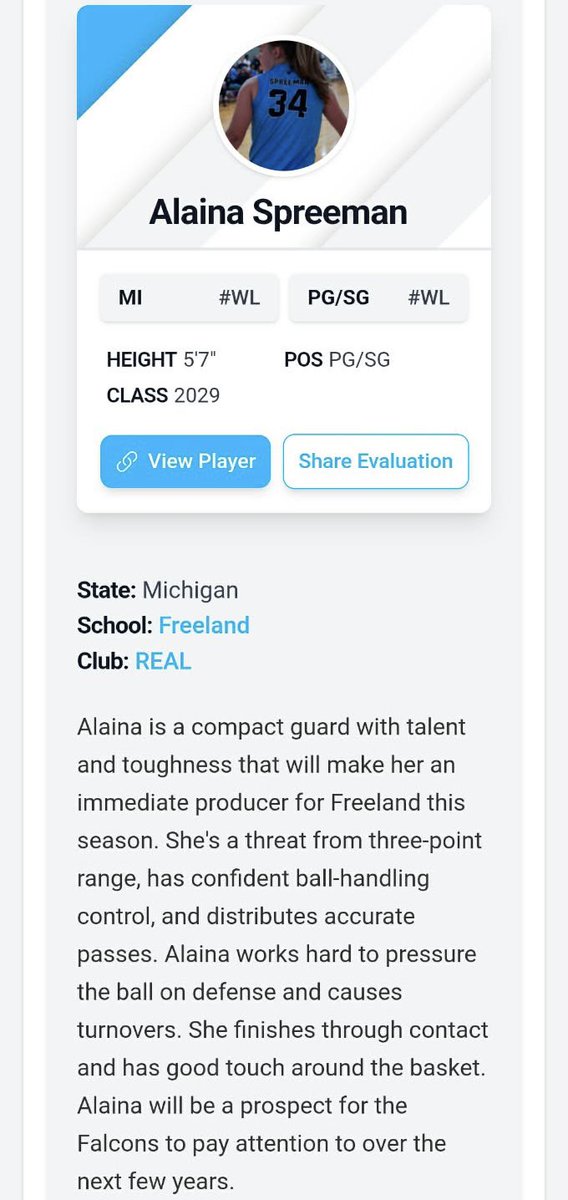 Alaina Spreeman tweet media