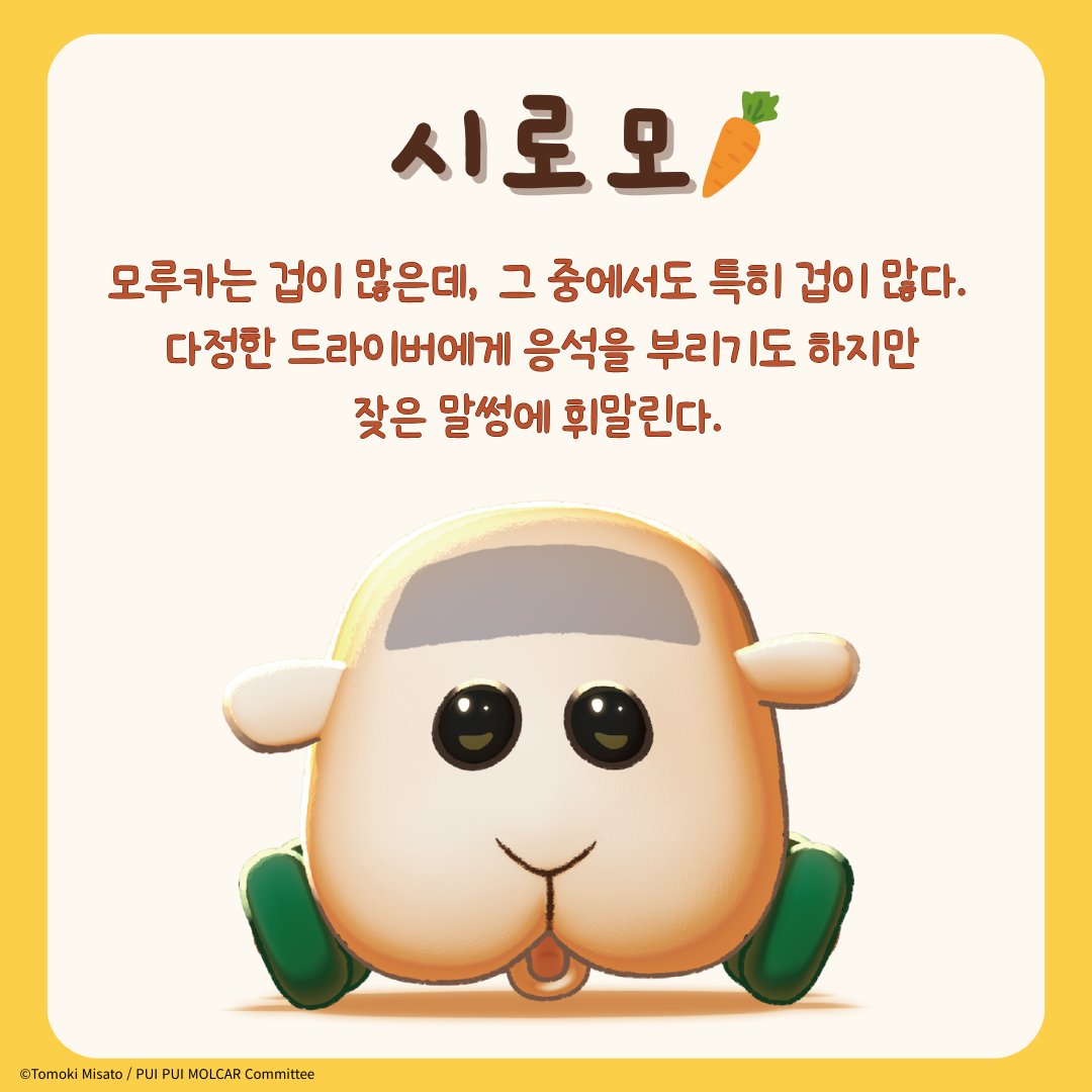 【한국 공식】 뿌이뿌이 모루카 tweet media