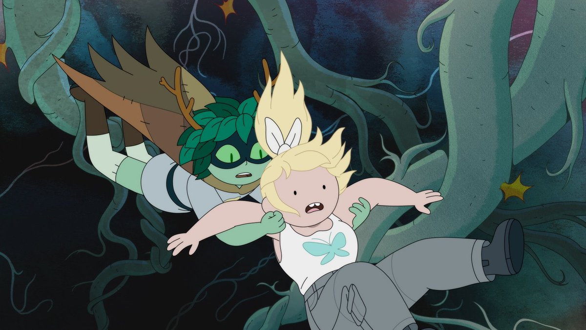 ToonHive's tweet image. Adam Muto confirms that Rebecca Sugar was a writer and storyboarder on the ‘Adventure Time: Fionna and Cake’ Season 2 episode ‘The Worm and His Orchard.’

Out tomorrow on HBO Max!