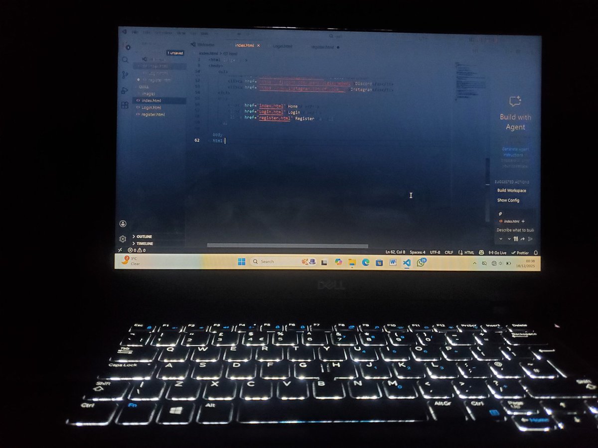 b_glayne74777's tweet image. Last man standing 😮‍💨
1:41am, learning HTML
Anyone still awake?#learningHTML #CodingJourney