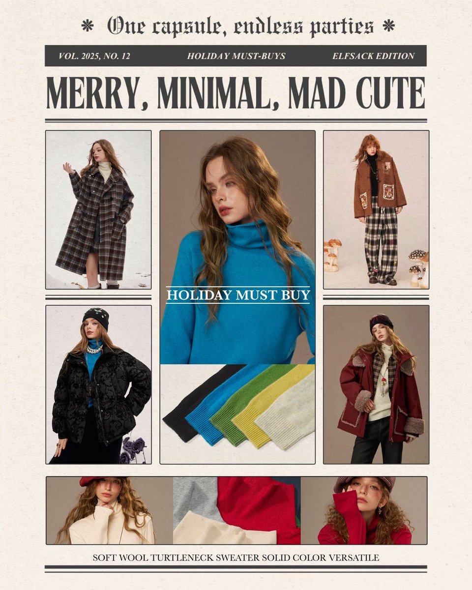 elfsackofficial's tweet photo. Your winter checklist (save this). 📝✨

✔️ Color-pop base layers
✔️ A velvet skirt made for mistletoe moments
✔️ White puff-ball skirt
✔️ The jeans you’ll actually wear

#elfsack #WardrobeEssentials  #winteroutfits  #basicstyle  #velvetfabric  #skirt  #outfitideas4you #ootd https://t.co/BZO4Qblaks