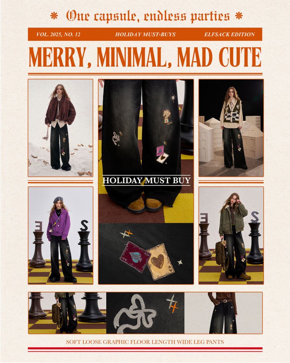 elfsackofficial's tweet photo. Your winter checklist (save this). 📝✨

✔️ Color-pop base layers
✔️ A velvet skirt made for mistletoe moments
✔️ White puff-ball skirt
✔️ The jeans you’ll actually wear

#elfsack #WardrobeEssentials  #winteroutfits  #basicstyle  #velvetfabric  #skirt  #outfitideas4you #ootd https://t.co/BZO4Qblaks