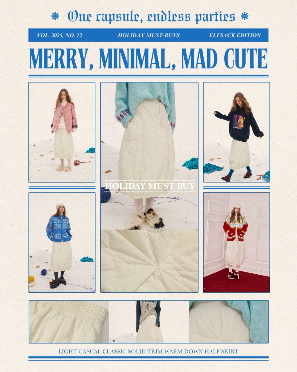 elfsackofficial's tweet photo. Your winter checklist (save this). 📝✨

✔️ Color-pop base layers
✔️ A velvet skirt made for mistletoe moments
✔️ White puff-ball skirt
✔️ The jeans you’ll actually wear

#elfsack #WardrobeEssentials  #winteroutfits  #basicstyle  #velvetfabric  #skirt  #outfitideas4you #ootd https://t.co/BZO4Qblaks