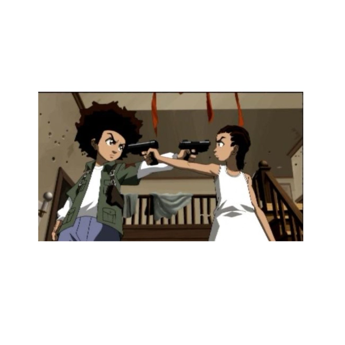 wavyvisualizer's tweet image. The Boondocks