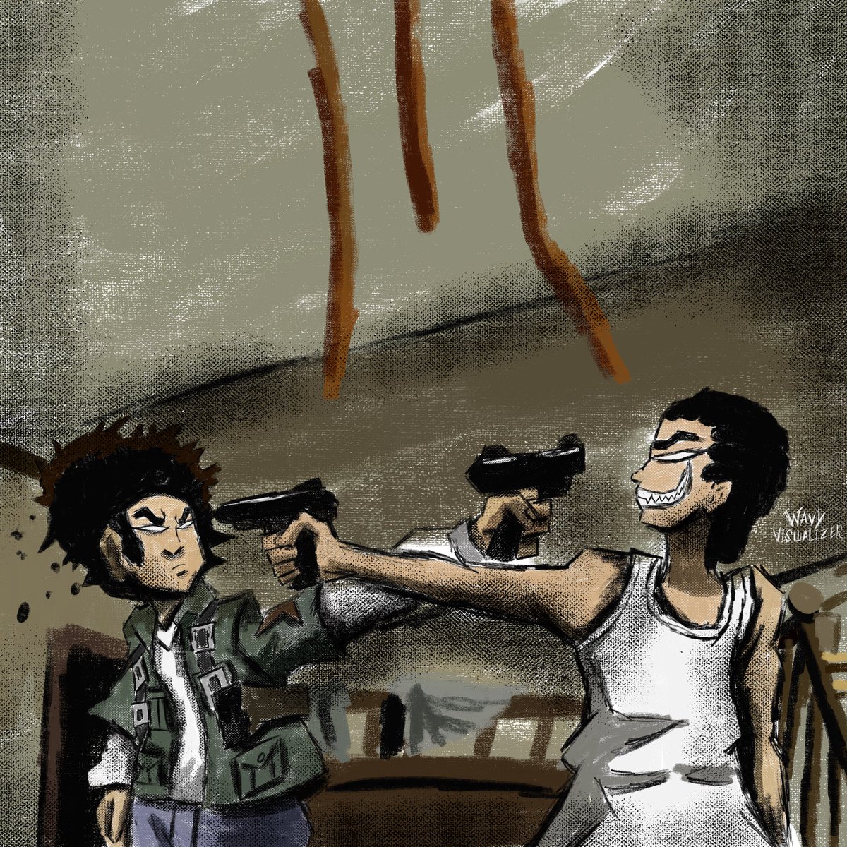 wavyvisualizer's tweet image. The Boondocks