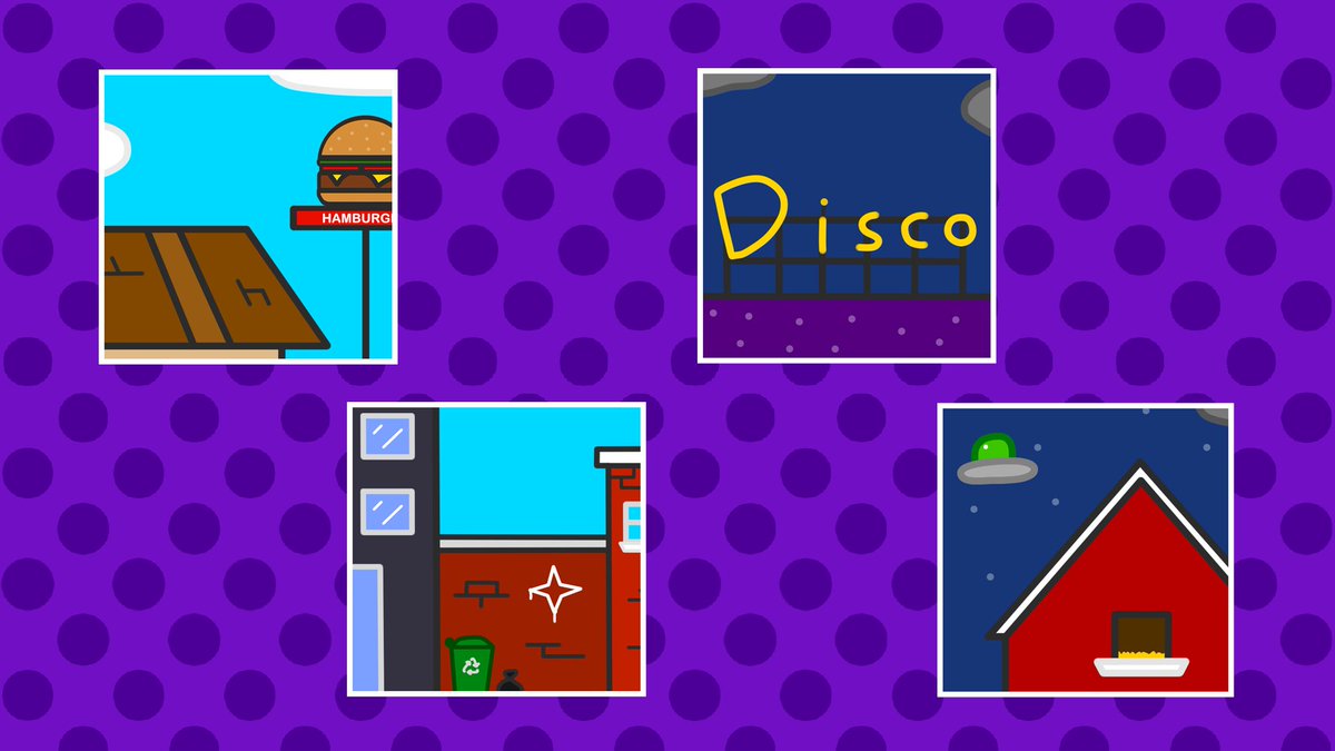 WhiteMintGames's tweet photo. Just 5 days more for Your Mom to be real!
In the game, you can choose up to 4 maps plus one random mode. If you choose a specific map, you'll notice a special selection of food falling from the sky, depending on the map! (Oh god, maybe I should draw a couple more maps...) https://t.co/CaXP3KSfYN