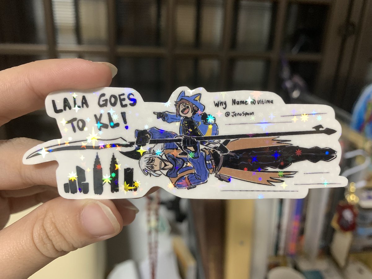 Made new sticker for wol trade, one hell of a ride indeed 🙂‍↕️
See ya at comic fiesta!!
#ffxiv