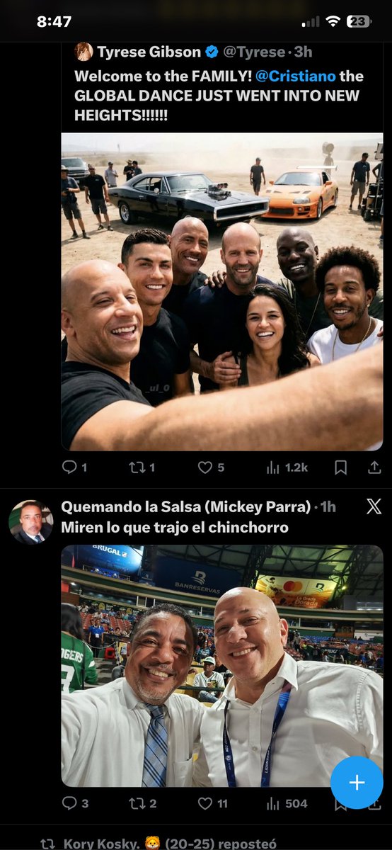 Y como vin diesel puede estar en dos lugares al mismo tiempo 😹😹😹😹😹😹