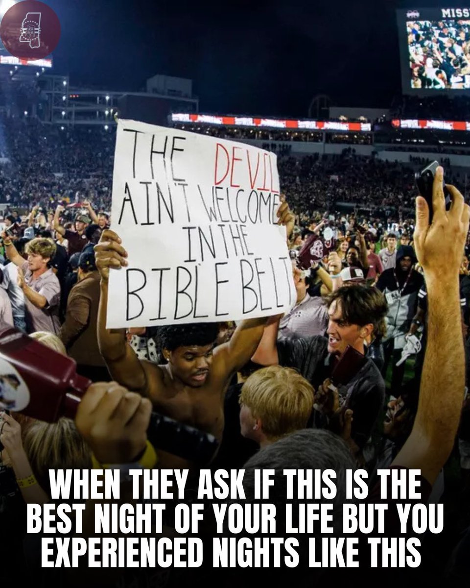 HailStateStool's tweet photo. One of the greatest night ever in Starkville! https://t.co/iR9UabfZFM
