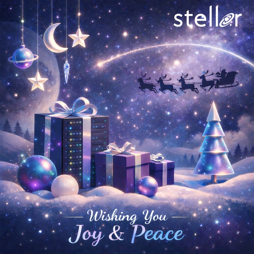 StellarTechInc's tweet photo. Season’s Greetings ✨
Wishing you joy and peace as the year winds down. Thanks to everyone who’s been part of our orbit this year. Here’s to a bright, well powered year ahead. 🌟 https://t.co/CtERrfw1p6