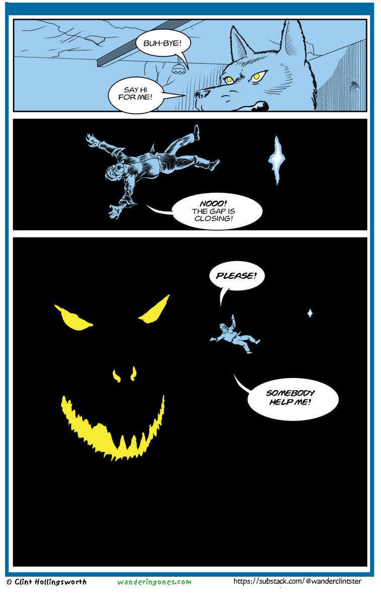 Wanderclint's tweet photo. So that's what Coyote did with that guy. Wandering Ones #1808 #comics https://t.co/Kv0fd37vGR