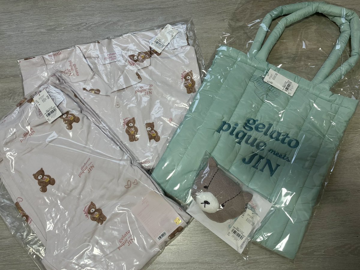 gelato pique meets JIN QUILTING TOTE BAG ジンくん着用gelato pique