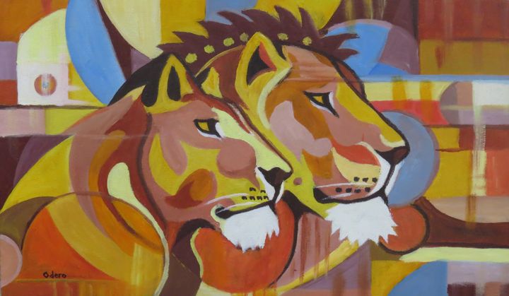 odero_simon's tweet photo. Art of the Day! "The Couple". Buy at: https://t.co/b2fDh90r3R https://t.co/8joOWENI7Y