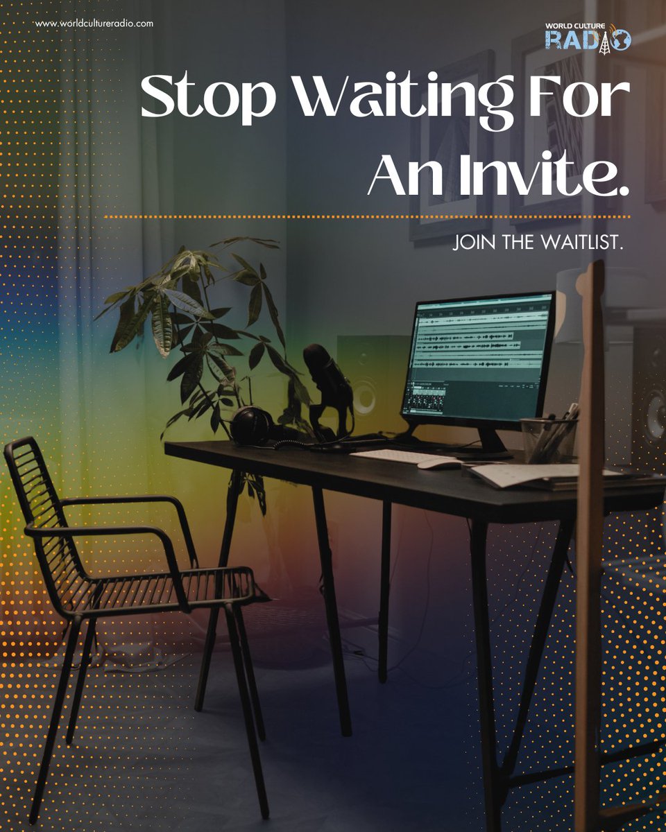 wocura's tweet image. Join the First Wave of artists building a new industry where access is standard, not a privilege. Secure your spot on the waitlist today.

Join the waitlist.
worldcultureradio.com/#artist_form1

#FirstWave #WCR #EarlyAccess #MusicCommunity #JoinUs