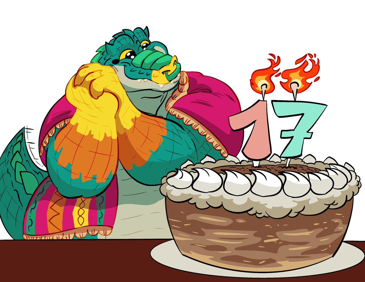 made myself a nice birthday art just like i deserve :3
