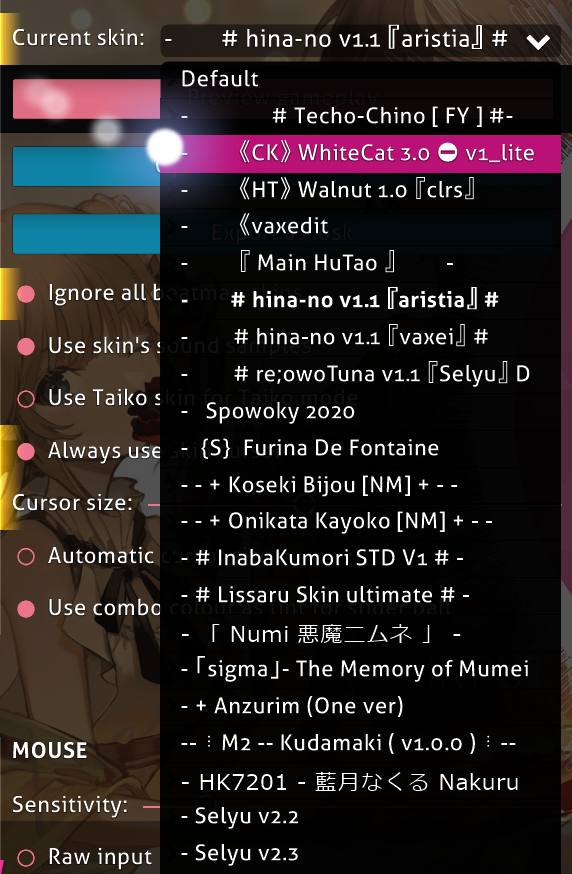NotAzutan's tweet image. guess how many skins I use (just one)