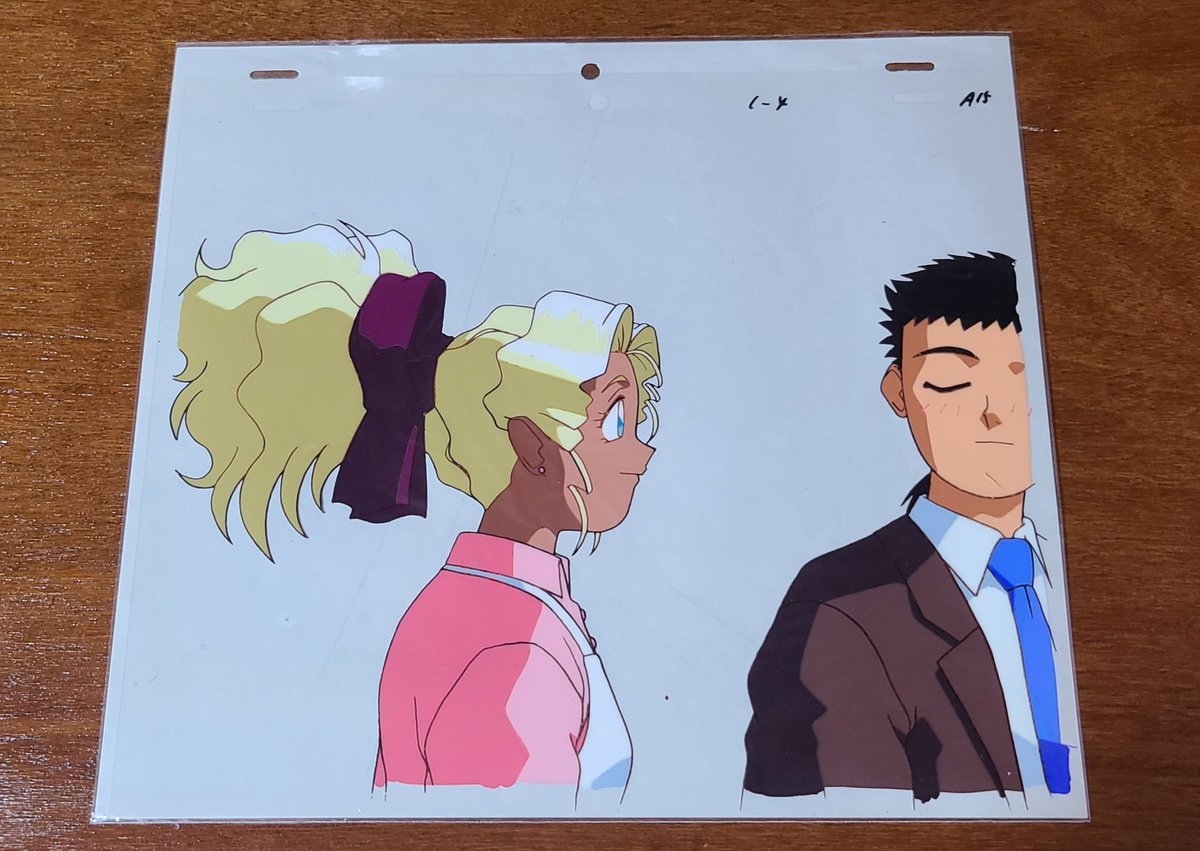 天地を貼っていきましょう #天地無用 セル画其の肆 美星と天地！ 裏側