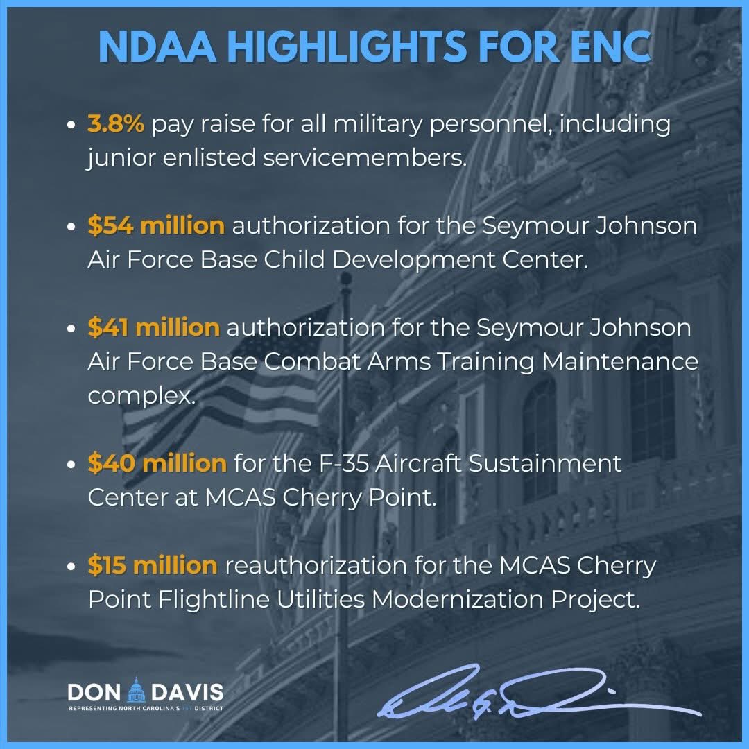 Congressman Don Davis tweet media