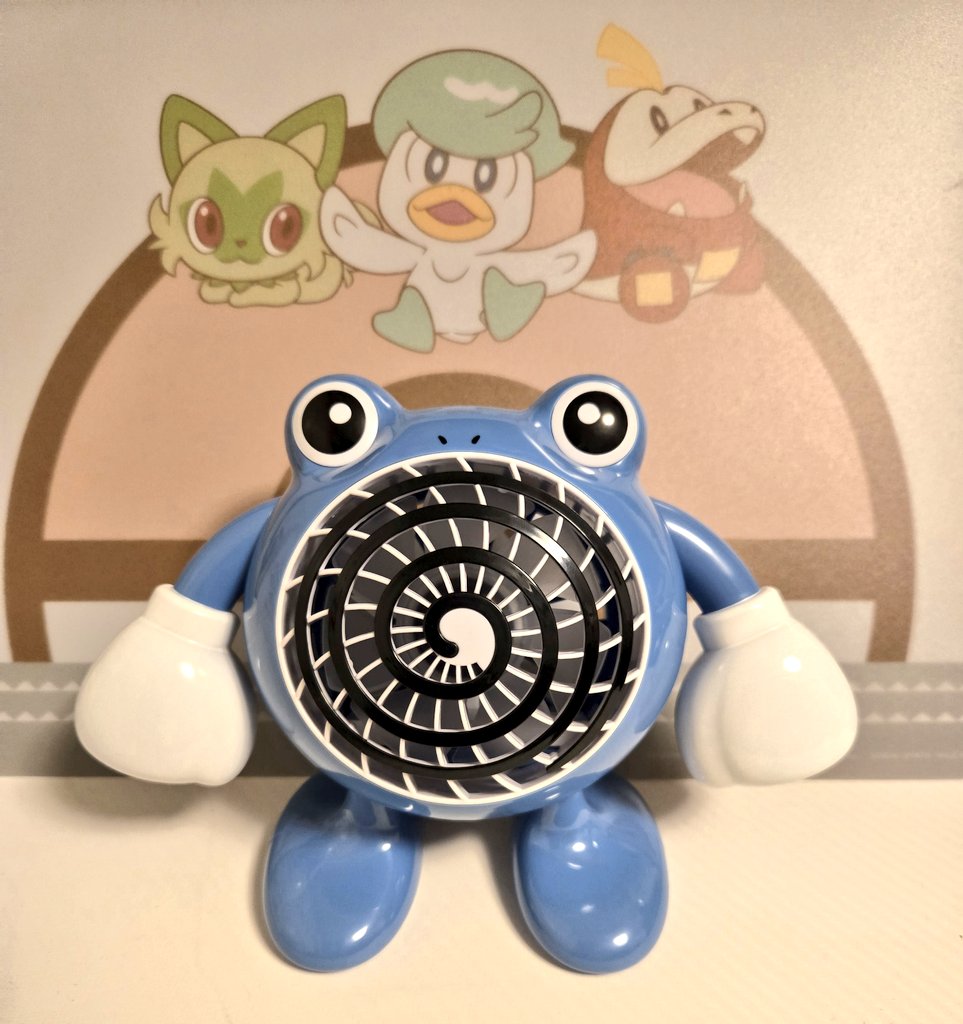 ニョロゾの卓上扇風機🌀可愛い 再販してくれてゲット出来ました