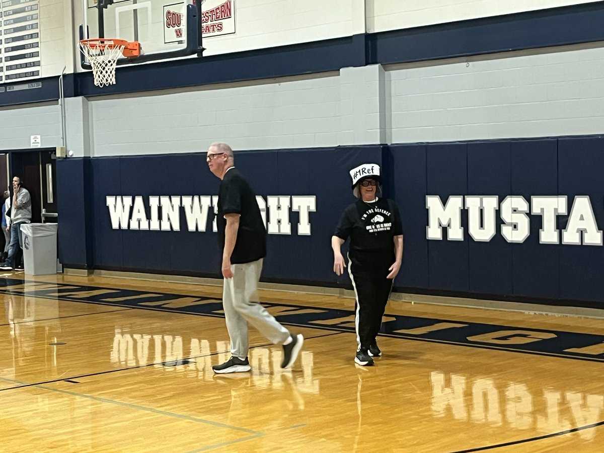 WMS_Mustangs's tweet photo. What an amazing night at the Teachers vs. Students bball game. We are blessed to be a part of such a great community.  Thanks to all that made this fun night possible! The donations will help many families in our community. The teachers may be sore, but they are still undefeated! https://t.co/MZdBwd2jua