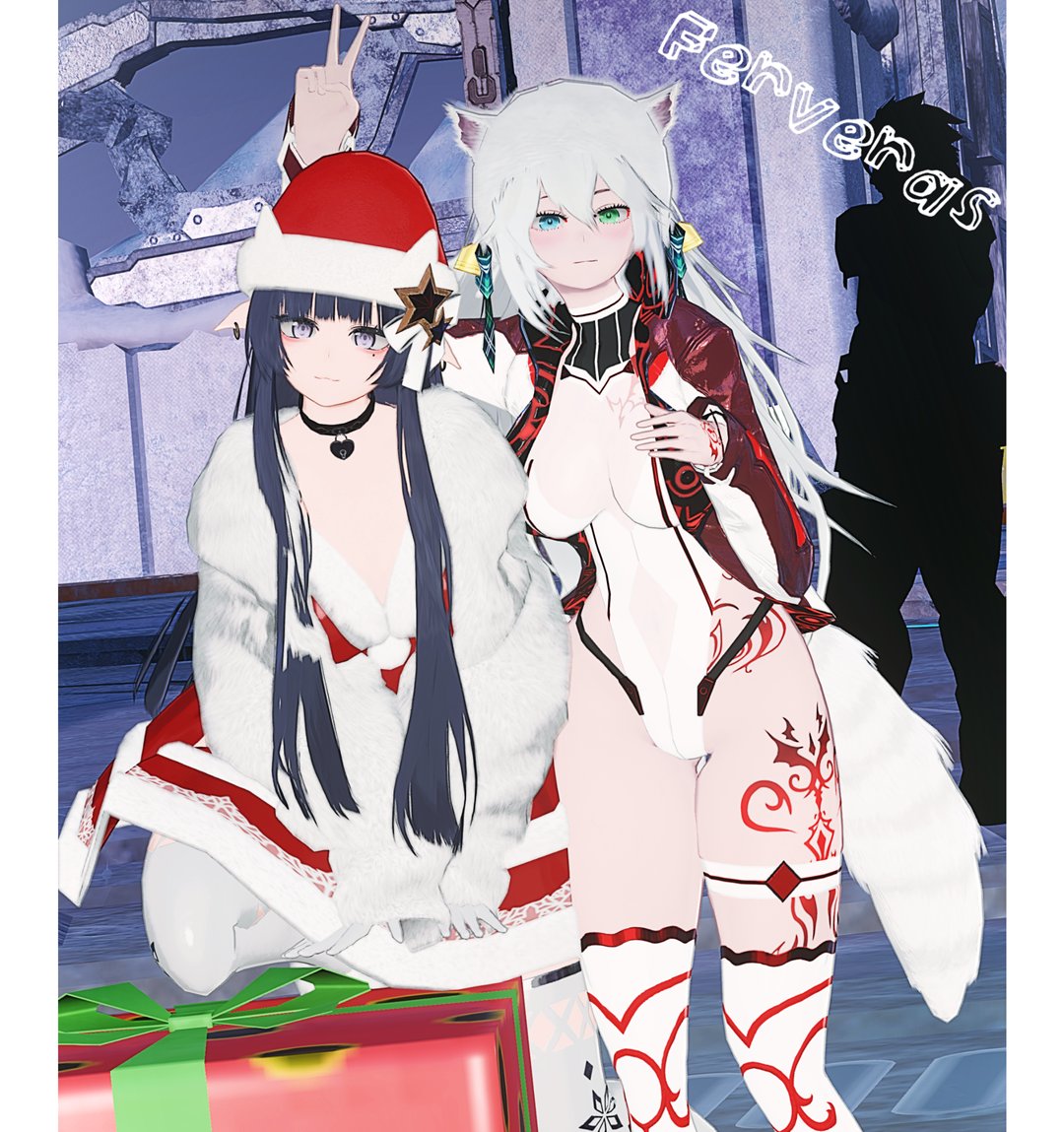 FerverasVT's tweet image. Happy Holidays from your favorite Space Cat! 🌟🎄 Do you have your holiday fashion yet? #PSO2NGS #PSO2NGS_S︎S #メンテの日なのでssを貼る