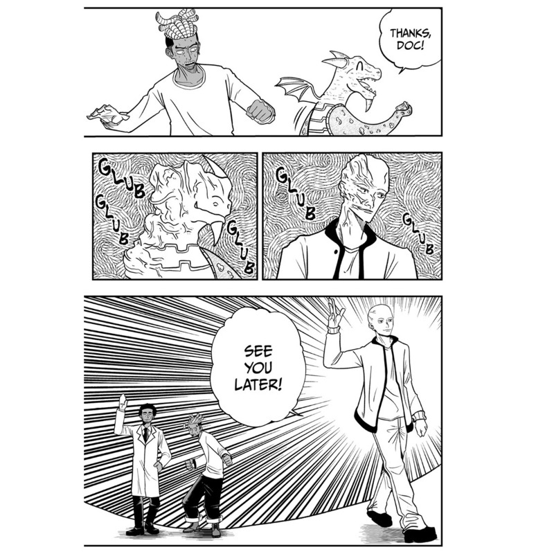 VIZMedia's tweet photo. A new VIZ Originals One-Shot:

Anton has spent countless hours studying to become a medical doctor, but if he wants to surpass his father and inherit his clinic, he’s gonna need to expand his clientele beyond the human realm!

Beast Clinic by A.E.B is now on VIZ Manga!