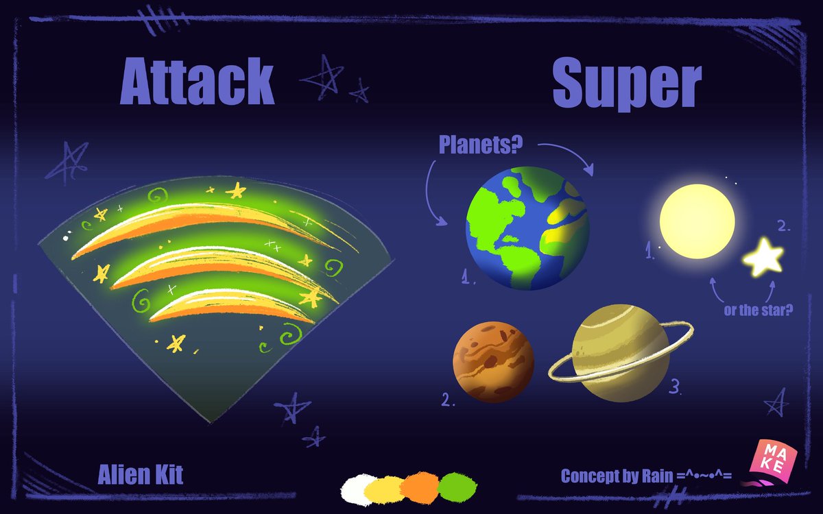 life_is_painn_'s tweet photo. "Meep-meep-meep, here goes Alien Kit" 👽

Concept skin for #supercellmake https://t.co/GM2IRMtFJf