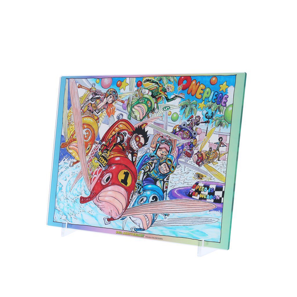 予約引取中】原画商品 『ONE PIECE』箔入りアクリルアート －連載28