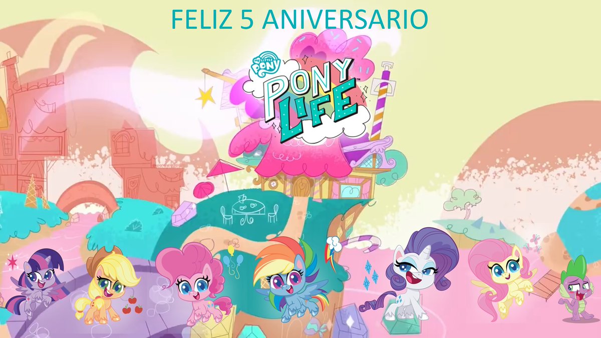 El 7 de Diciembre Fueron 5 Años Con My Little Pony Pony Life En Latinoamérica.
<a href="/Mari_Annette/">🐈💜✨</a> <a href="/Judnoguera/">Judith Noguera</a> #ArelysGonzalez 
<a href="/ChivitaCantora/">Sofía Narváez</a> #NavidCabrera <a href="/FDHydra/">🔥🐲 Fiery Dragon Hydra 🐲🔥</a> 
#EntretenimientoPrincipaldeTheOne