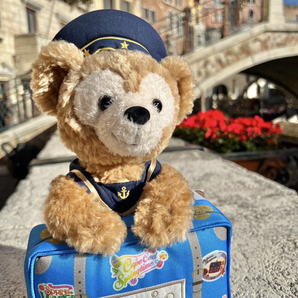 上から見ても♪ 横から見ても♪ 本日発売のダッフィーぬいぐるみです