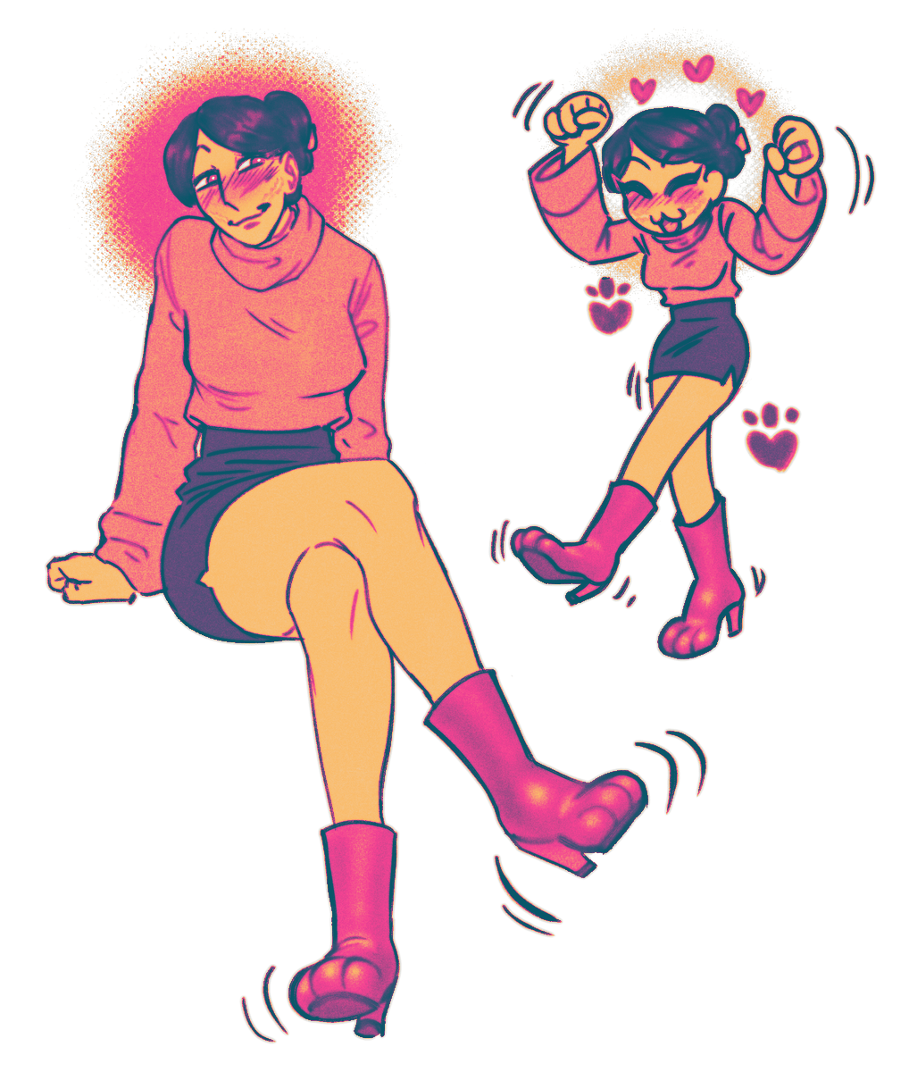 Oh, to experience the pure joy and whimsy of wearing peet boots... Lynn's living her best life