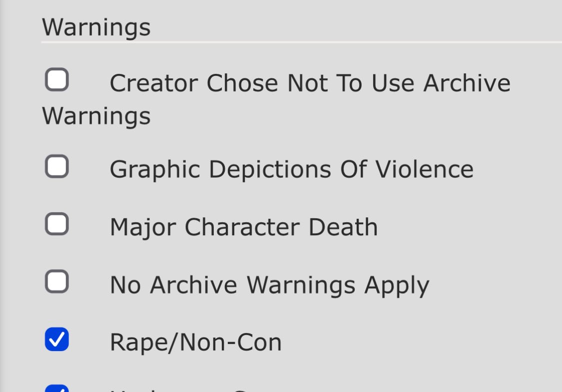 sh0tatoji's tweet photo. i love u ao3 rape button https://t.co/V01hMS4aWB