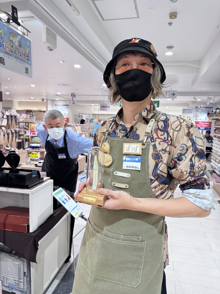 小田急百貨店新宿店7階で開催の「#新宿ことり博」 本日2日目でーす