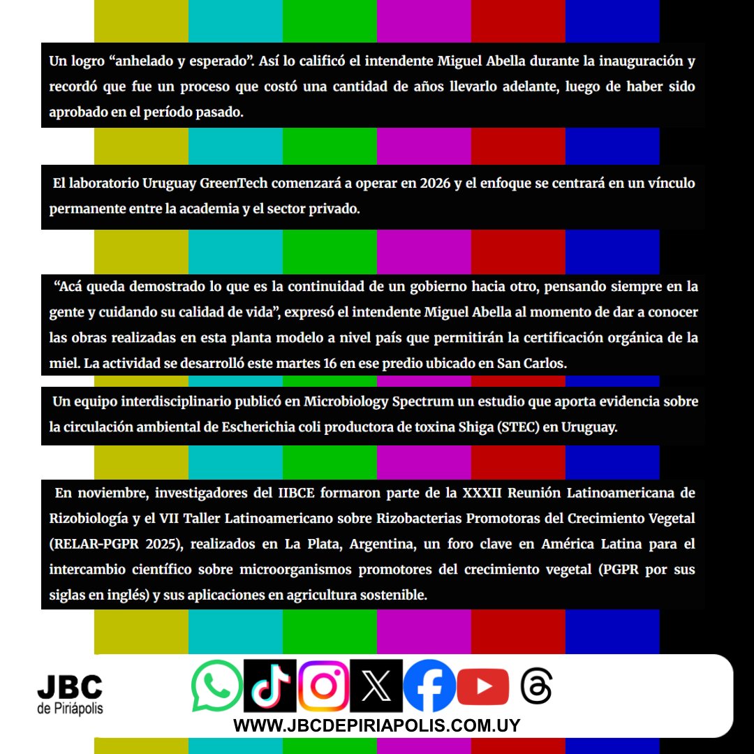 Amplía la información en jbcdepiriapolis.com.uy