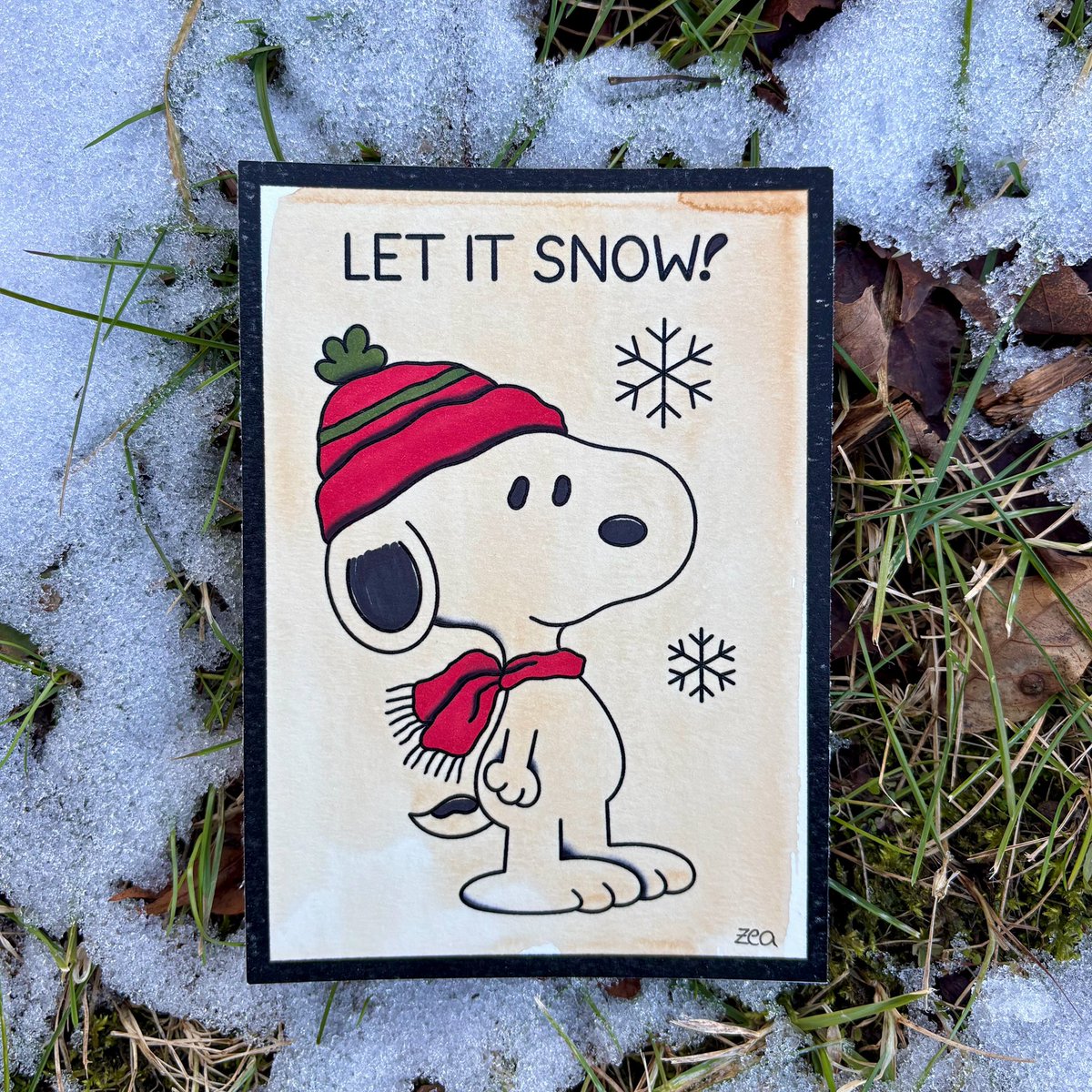 A very seasonally-appropriate snoop! 🥶🩵