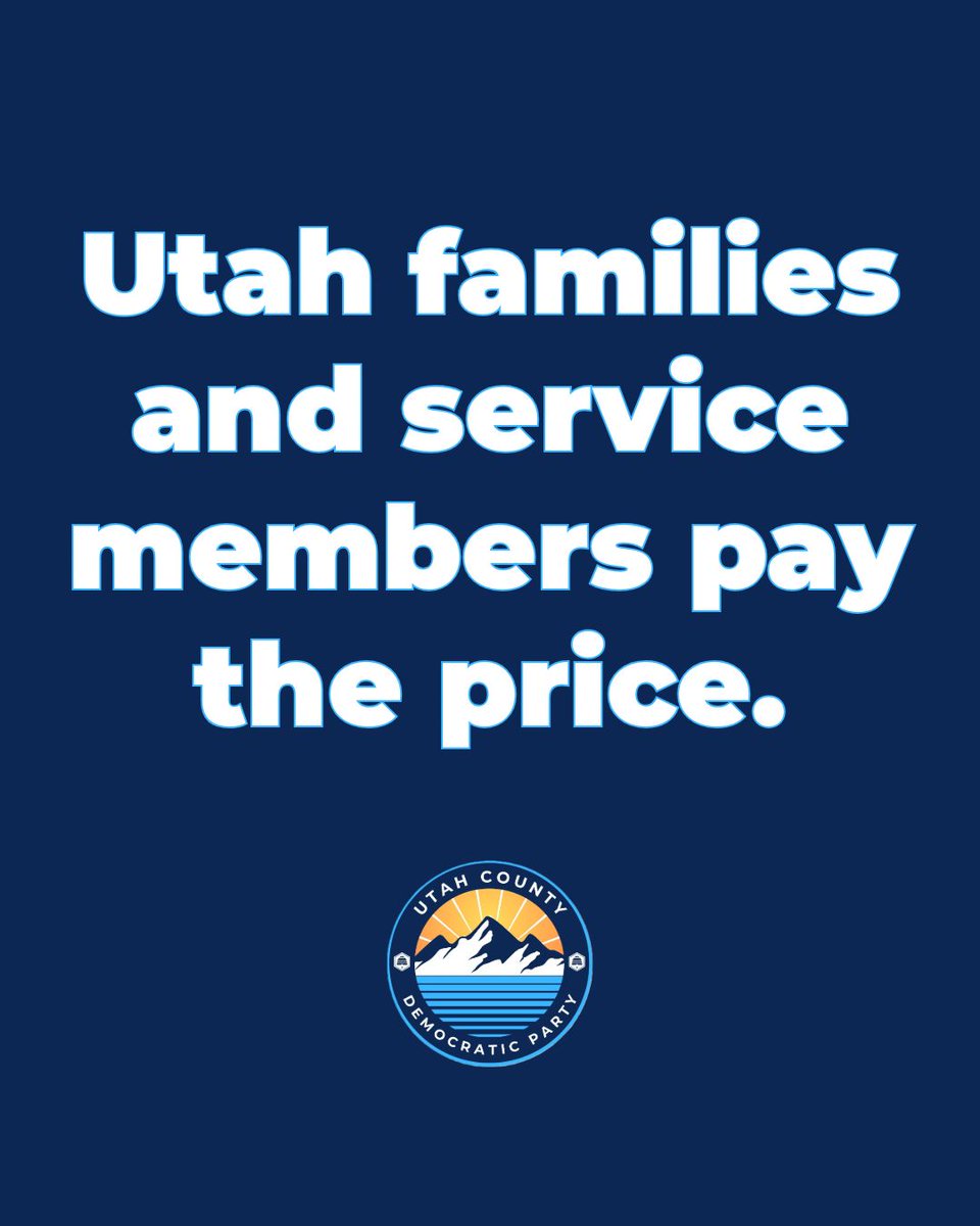 utcountydems's tweet photo. When power goes unchecked:

• Families and service members pay the price
• Representatives stop answering to the people
• Courts lose independence
• Communities get ignored
• Voters lose their voice

Accountability isn’t partisan. It’s democratic. https://t.co/Y4GvfEffeT